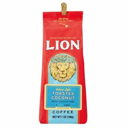 LION COFFEE ライオンコーヒー トーステッドココナッツ(粉) 198g(フレーバーコーヒー)